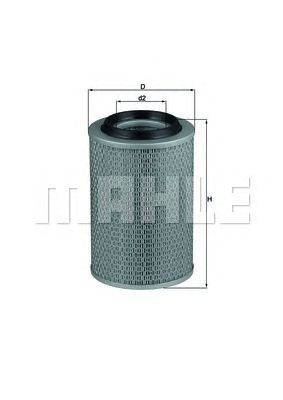 Воздушный фильтр KNECHT LX 46