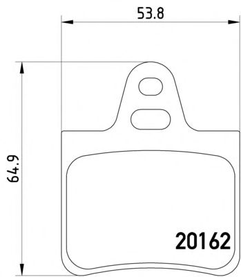 Тормозные колодки TEXTAR 2016203