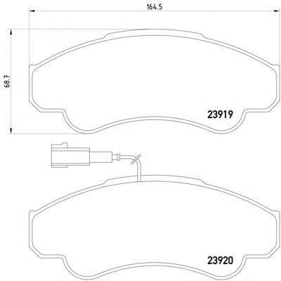 Тормозные колодки TEXTAR 2391901