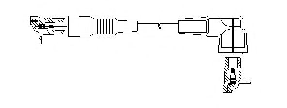 Высоковольтный провод BREMI 133/70