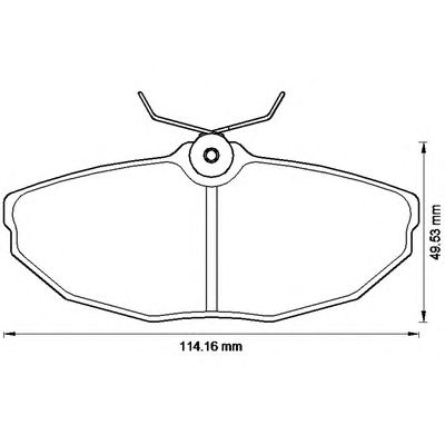 Тормозные колодки JURID 573237JC