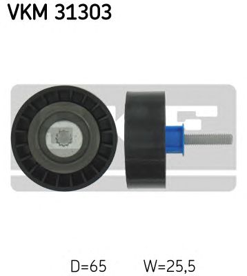 Направляющий / паразитный ролик  поликлинового ремня SKF VKM 31303