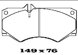 Тормозные колодки FTE BL1411A2