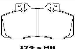 Тормозные колодки FTE BL1424A2