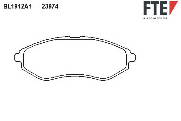 Тормозные колодки FTE BL1912A1