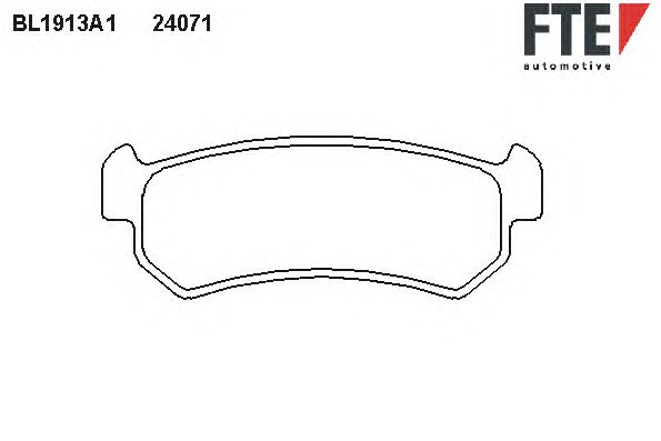 Тормозные колодки FTE BL1913A1