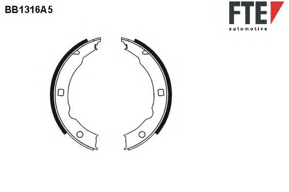 Тормозные колодки ручника FTE BB1316A5