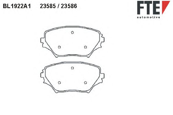 Тормозные колодки FTE BL1922A1