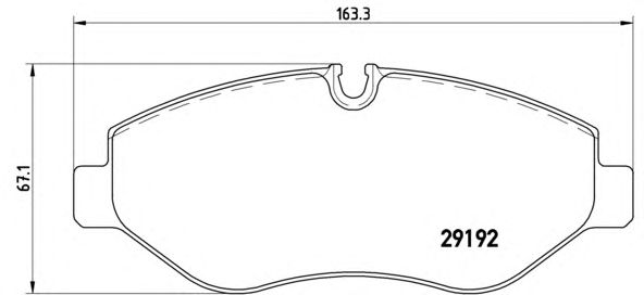 Гальмівні колодки BREMBO P 50 085
