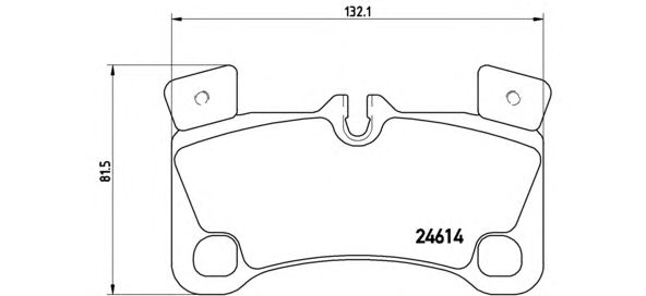 Тормозные колодки BREMBO P 85 103