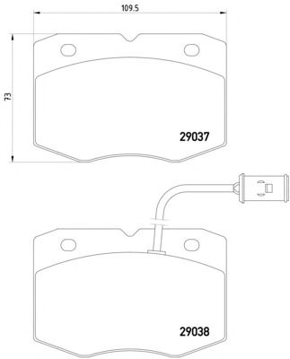 Тормозные колодки MINTEX MDB1561