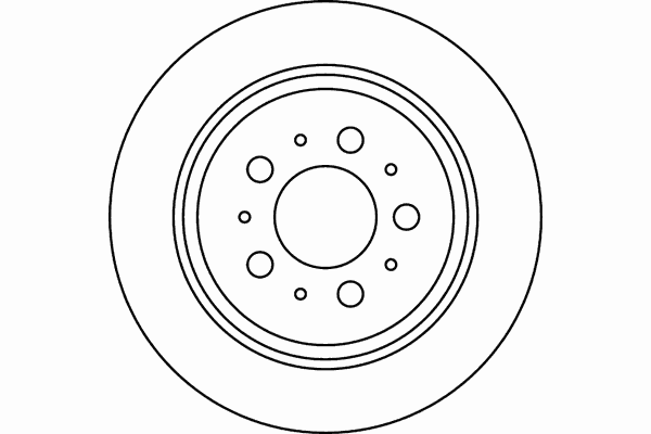 Гальмівний диск MINTEX MDC1434
