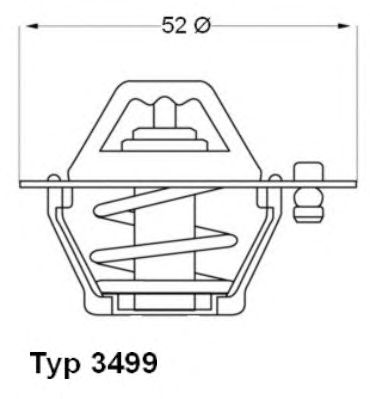 Термостат WAHLER 3499.88D