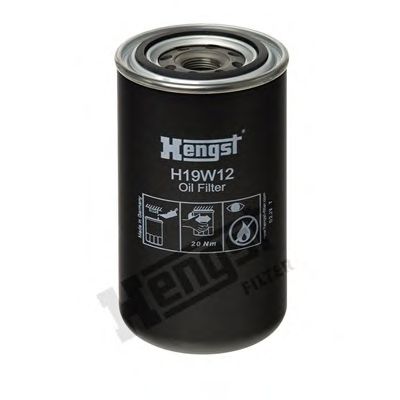 Масляний фільтр HENGST FILTER H19W12