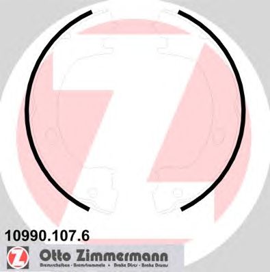 Тормозные колодки ручника ZIMMERMANN 10990.107.6