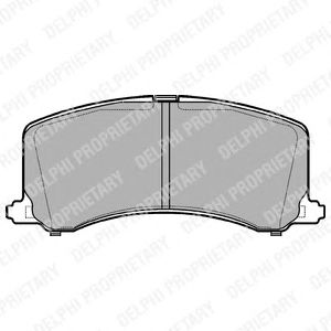 Тормозные колодки DELPHI LP1014