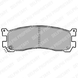 Тормозные колодки DELPHI LP1189