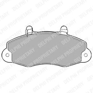 Тормозные колодки DELPHI LP1417