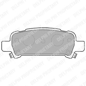 Тормозные колодки DELPHI LP1509