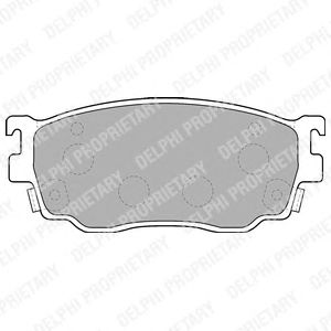 Тормозные колодки DELPHI LP1527