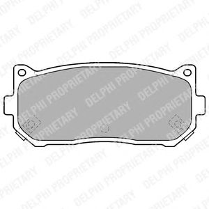 Тормозные колодки DELPHI LP1528