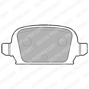 Тормозные колодки DELPHI LP1677