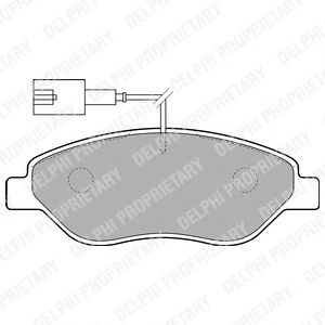 Тормозные колодки DELPHI LP1720