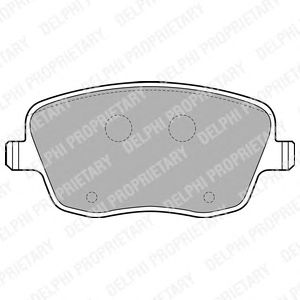 Тормозные колодки DELPHI LP1728