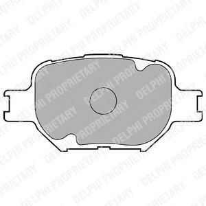 Тормозные колодки DELPHI LP1804