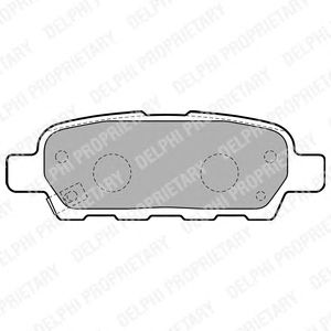 Тормозные колодки DELPHI LP1807