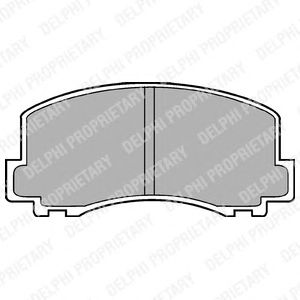 Тормозные колодки DELPHI LP452