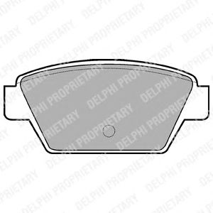 Гальмівні колодки DELPHI LP533