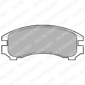 Тормозные колодки DELPHI LP546