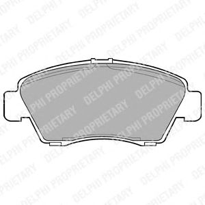 Тормозные колодки DELPHI LP809