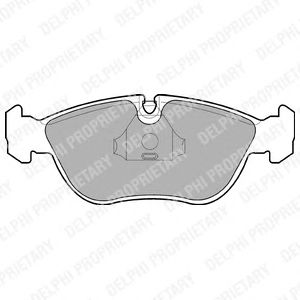 Тормозные колодки DELPHI LP839