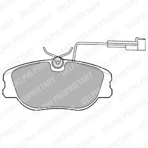 Тормозные колодки DELPHI LP875