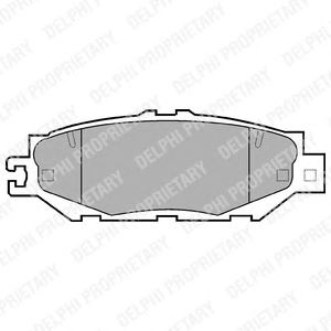 Тормозные колодки DELPHI LP939