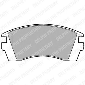 Тормозные колодки DELPHI LP952