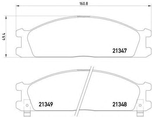 Гальмівні колодки HELLA 8DB 355 005-651