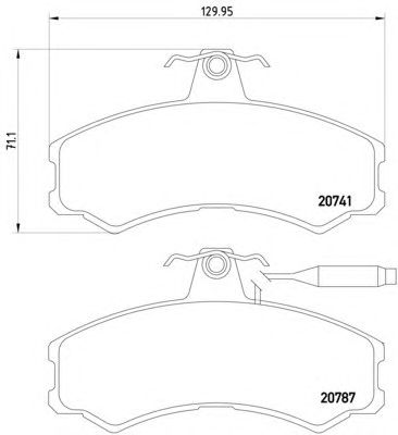 Тормозные колодки HELLA 8DB 355 006-011