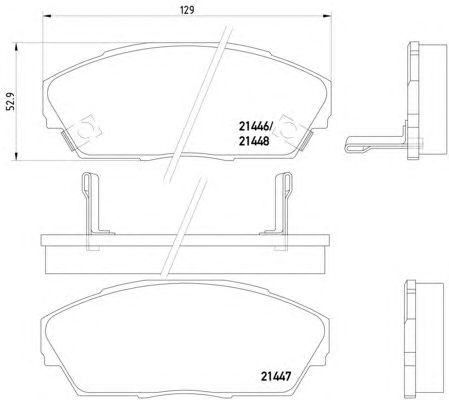 Тормозные колодки HELLA 8DB 355 006-301