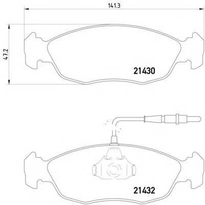 Тормозные колодки HELLA 8DB 355 007-711