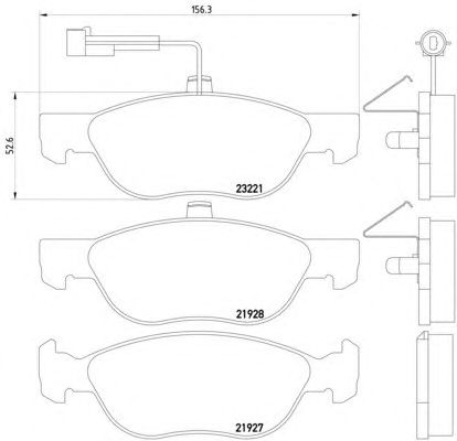 Тормозные колодки HELLA 8DB 355 007-901