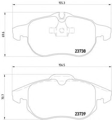 Тормозные колодки HELLA 8DB 355 009-311