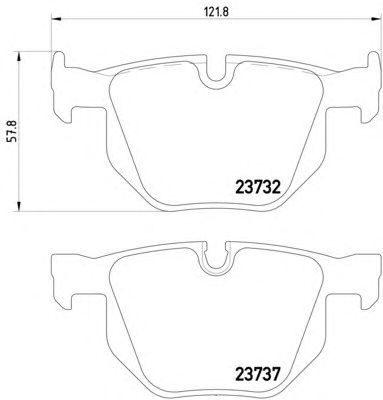 Тормозные колодки HELLA 8DB 355 010-471