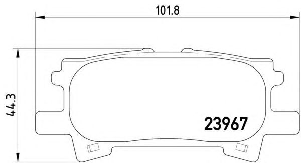 Тормозные колодки HELLA 8DB 355 010-621
