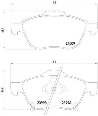 Тормозные колодки HELLA 8DB 355 011-041