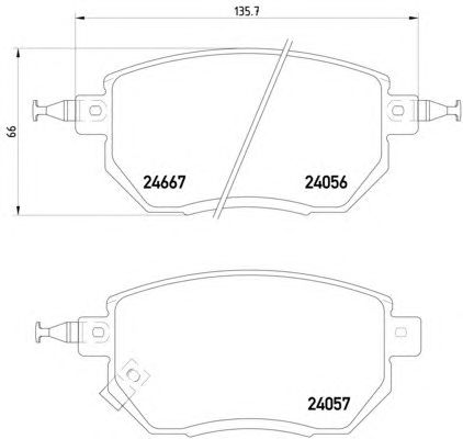 Тормозные колодки HELLA 8DB 355 011-101