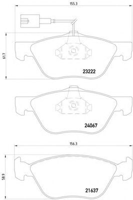 Тормозные колодки HELLA 8DB 355 011-211