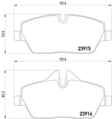 Тормозные колодки HELLA 8DB 355 011-261
